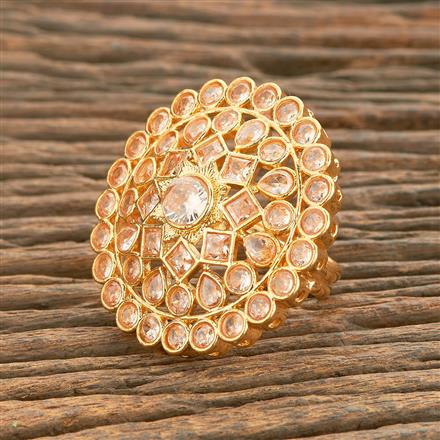 Antique Adjustable Ring With Gold Plating
