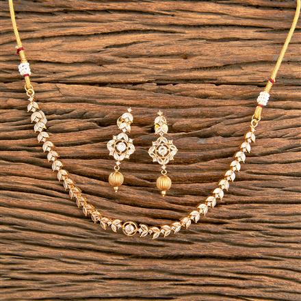Antique Delicate Necklace With Gold Plating
