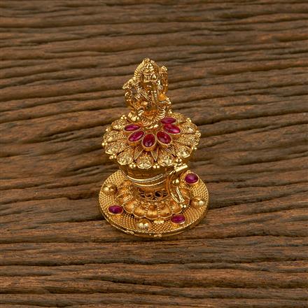 Antique Classic Sindoor Box With Gold Plating