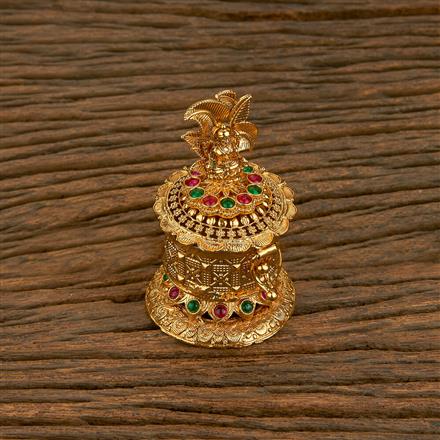 Antique Classic Sindoor Box With Gold Plating