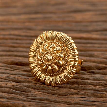 Antique Adjustable Ring With Gold Plating