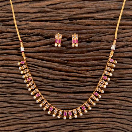 Antique Delicate Necklace With Gold Plating