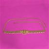 Antique Temple Belt With Matte Gold Plating