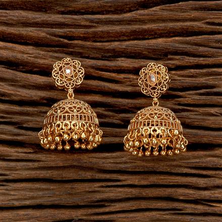 Antique Jhumki With Gold Plating