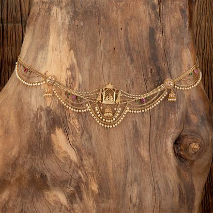 Antique Pearl Belt With Gold Plating