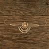 Antique Pearl Baju Band With Gold Plating