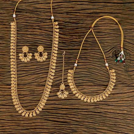 Antique Combo Necklace Set Set With Gold Plating