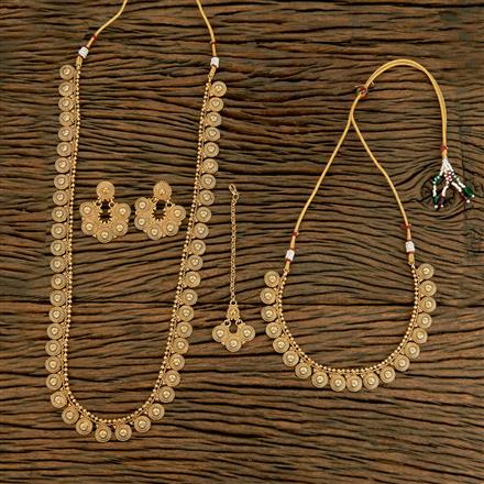 Antique Combo Necklace Set Set With Gold Plating