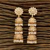 Antique Triple Jhumki With Gold Plating