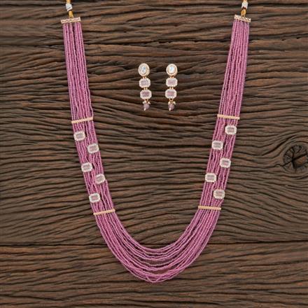 Antique Long Necklace With Gold Plating