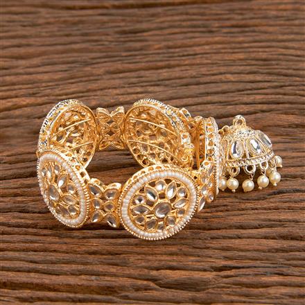 Antique Pearl Bracelet With Gold Plating