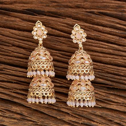 Antique Double Jhumki With Gold Plating
