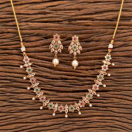 Antique Delicate Necklace With Gold Plating