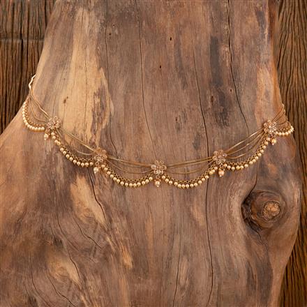 Antique Pearl Belt With Gold Plating