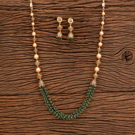 Antique Moti Necklace With Gold Plating