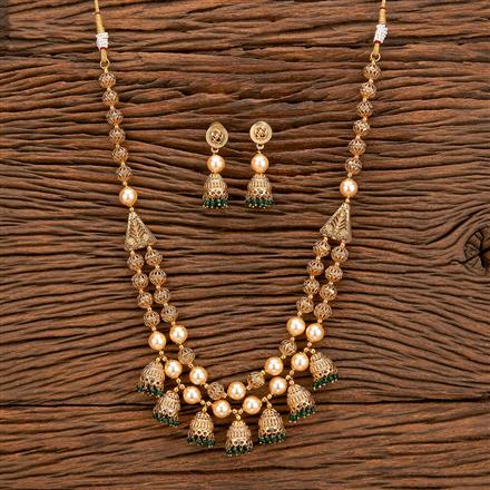 Antique Mala Necklace With Gold Plating