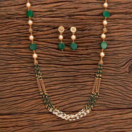 Antique Mala Necklace With Gold Plating