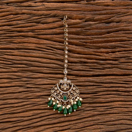 Antique Chand Tikka With Mehndi Plating
