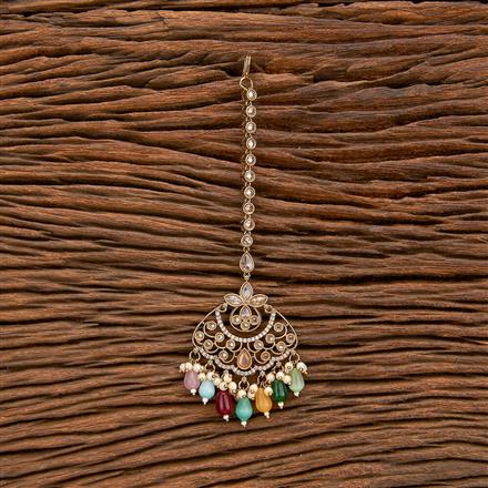 Antique Chand Tikka With Mehndi Plating