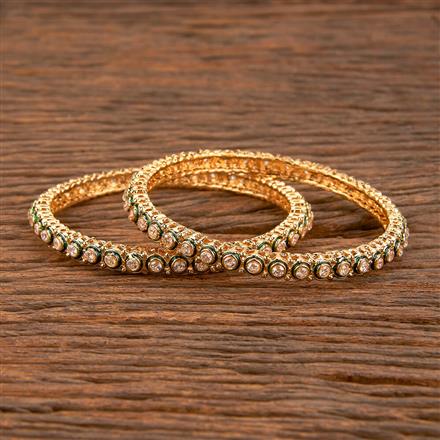 Antique Meenakari Bangles With Gold Plating