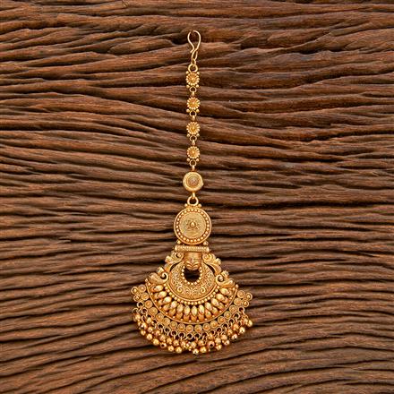 Antique Chand Tikka With Matte Gold Plating