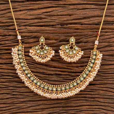Antique Meenakari Necklace With Gold Plating