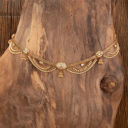 Antique Moti Belt With Gold Plating