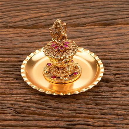 Antique Classic Sindoor Box With Gold Plating