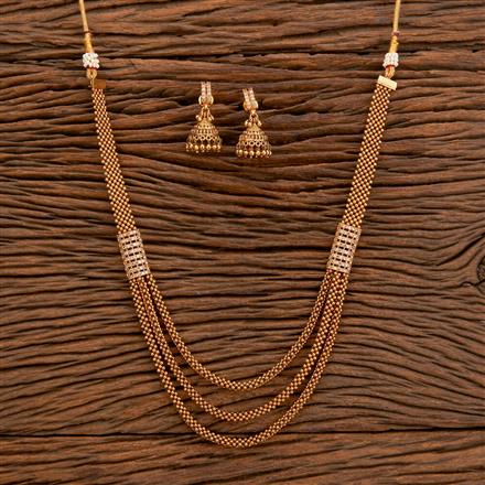 Antique Mala Necklace With Gold Plating