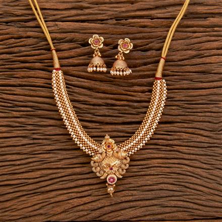 Antique Thushi Necklace With Gold Plating