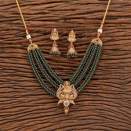 Antique Temple Necklace With Gold Plating