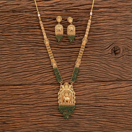 Antique Temple Necklace With Gold Plating