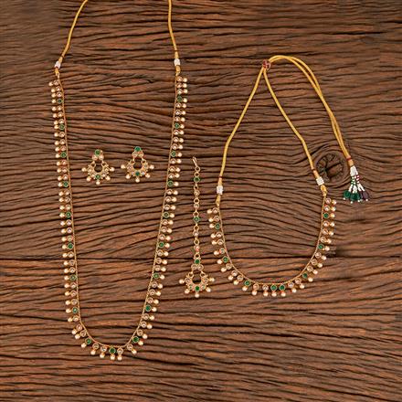 Antique Combo Necklace Set With Gold Plating