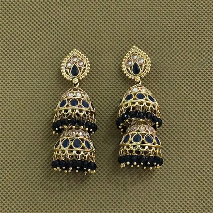 Antique Jhumki With Gold Plating