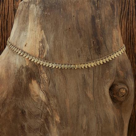 Antique Plain Gold Belt With Gold Plating