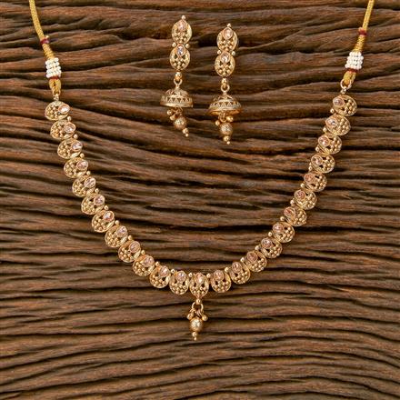 Antique Delicate Necklace With Gold Plating