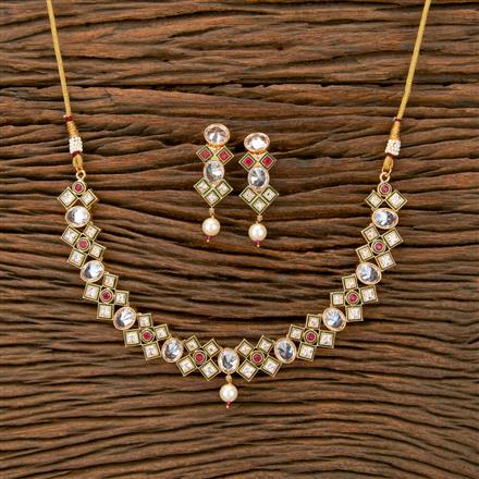 Antique Classic Necklace With Gold Plating