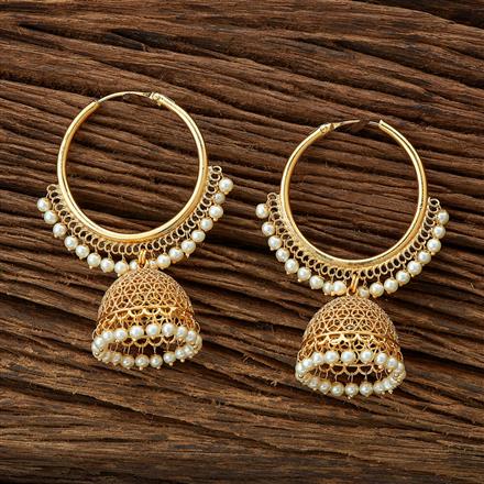 Antique Jhumki With Gold Plating