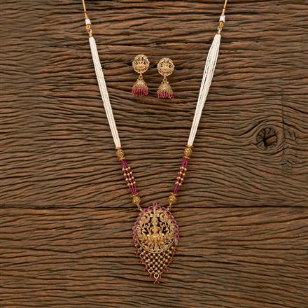 Antique Peacock Pendant Set With Gold Plating