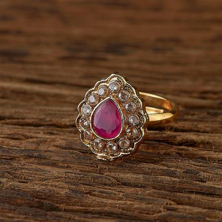 Antique Adjustable Ring With Gold Plating