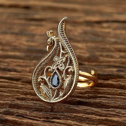 Antique Adjustable Ring With Gold Plating