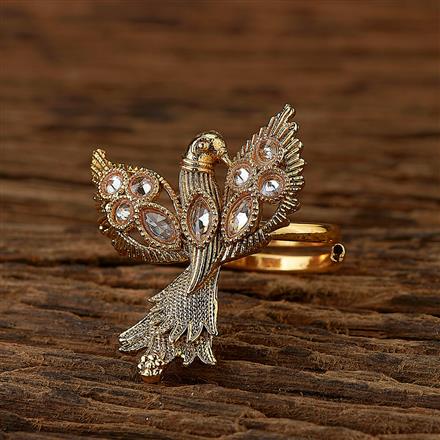 Antique Adjustable Ring With Gold Plating