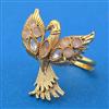 Antique Adjustable Ring With Gold Plating