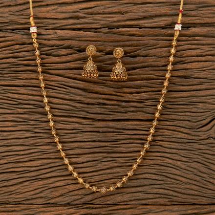 Antique Mala Necklace With Gold Plating