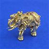 Antique Classic Sindoor Box with Matte Gold Plating