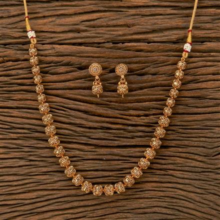 Antique Mala Necklace With Gold Plating