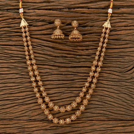 Antique Mala Necklace With Gold Plating