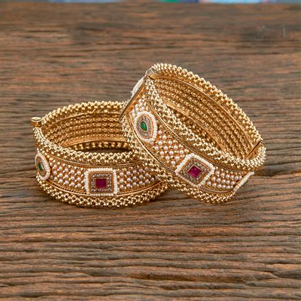 Antique Openable Bangles With Gold Plating