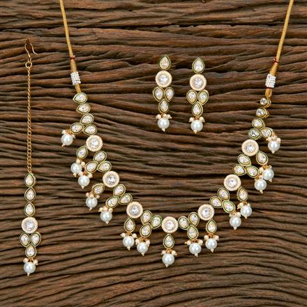 Antique Meenakari Necklace With Gold Plating