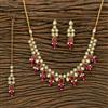 Antique Moti Necklace With Gold Plating
